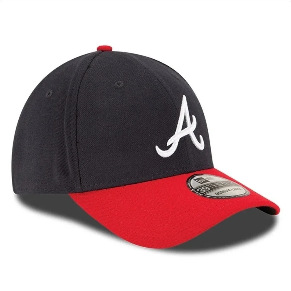 New Era Navy/Red Atlanta Braves MLB Team Classic Home 39THIRTY‎ Flex Hat M/L